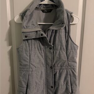 The North Face Women's Gray Quilted Vest